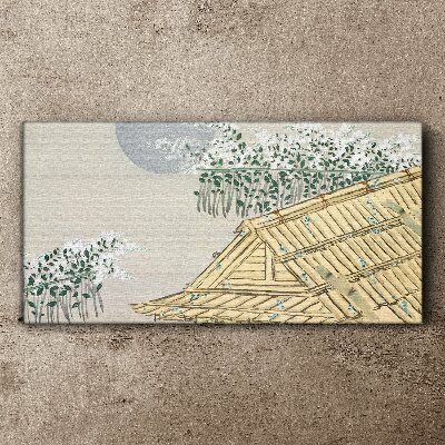 Tableau sur toile « La paix dans le paysage japonais »