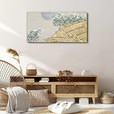 Tableau sur toile « La paix dans le paysage japonais »