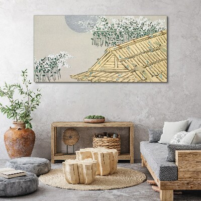 Tableau sur toile « La paix dans le paysage japonais »