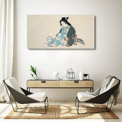 Tableau toile imprimée « Silence et réflexion »