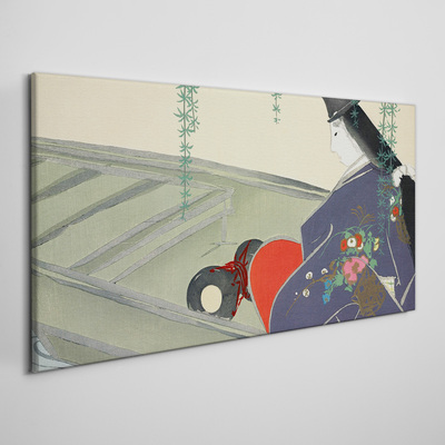 Tableau sur toile La paix dans le jardin