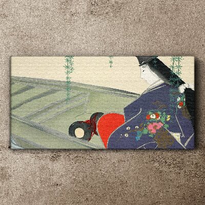 Tableau sur toile La paix dans le jardin