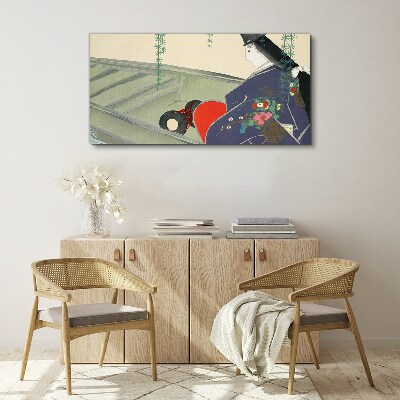 Tableau sur toile La paix dans le jardin