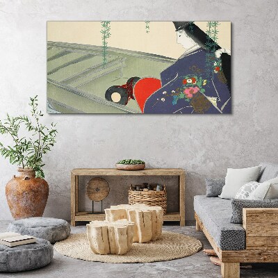Tableau sur toile La paix dans le jardin