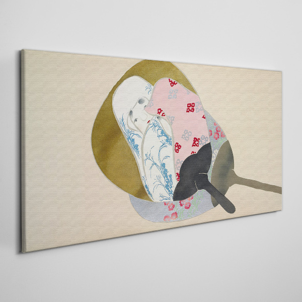 Tableau toile imprimée Harmonie abstraite des formes et des couleurs