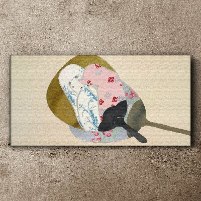 Tableau toile imprimée Harmonie abstraite des formes et des couleurs