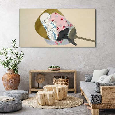 Tableau toile imprimée Harmonie abstraite des formes et des couleurs