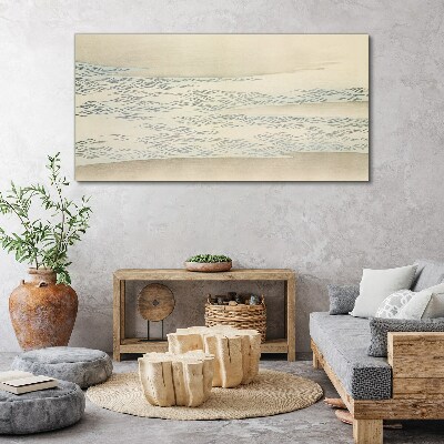 Tableau imprimé sur toile Vagues sur un fond calme