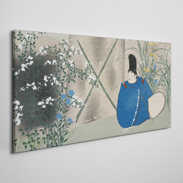 Tableau sur toile La paix dans le jardin