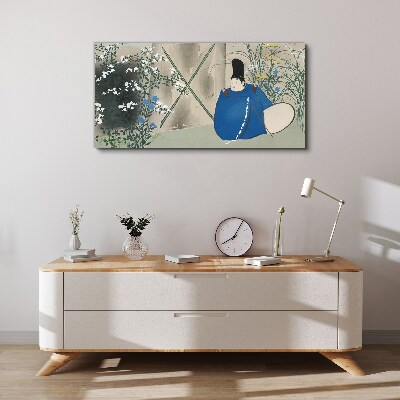 Tableau sur toile La paix dans le jardin