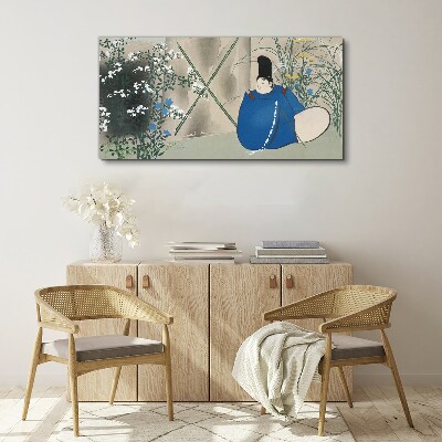 Tableau sur toile La paix dans le jardin