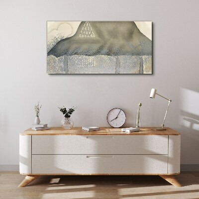 Tableau imprimé sur toile La paix parmi les montagnes