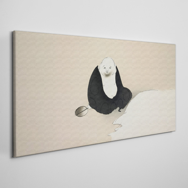 Tableau sur toile Un moment de calme dans un espace monochrome