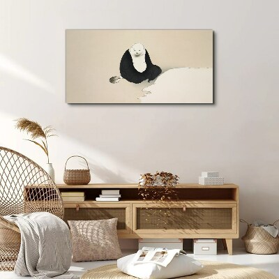 Tableau sur toile Un moment de calme dans un espace monochrome