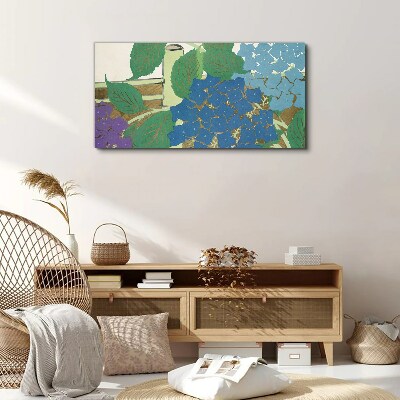 Tableau sur toile Compositions florales aux couleurs pastel