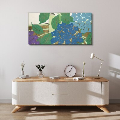 Tableau sur toile Compositions florales aux couleurs pastel