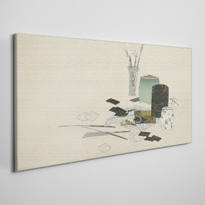 Tableau toile imprimée Une composition minimaliste avec de la céramique