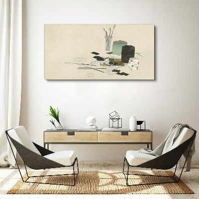 Tableau toile imprimée Une composition minimaliste avec de la céramique