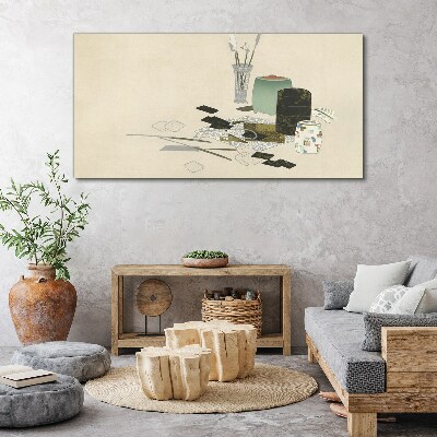 Tableau toile imprimée Une composition minimaliste avec de la céramique