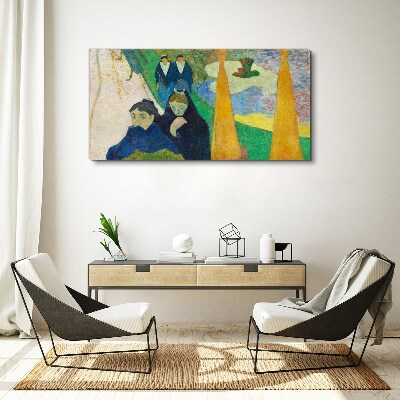 Tableau sur toile Tristesse et réflexion dans le paysage