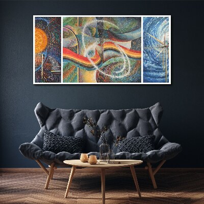 Tableau toile imprimée Mouvement et harmonie des couleurs