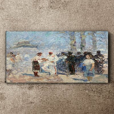 Tableau imprimé sur toile Rencontre à la campagne