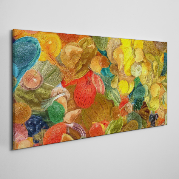 Tableau imprimé sur toile Composition de fruits colorés
