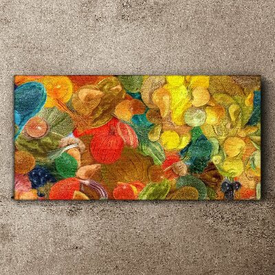 Tableau imprimé sur toile Composition de fruits colorés