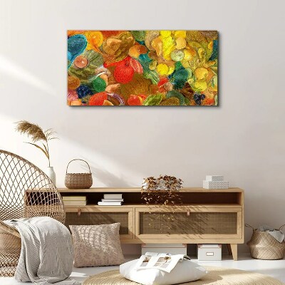 Tableau imprimé sur toile Composition de fruits colorés