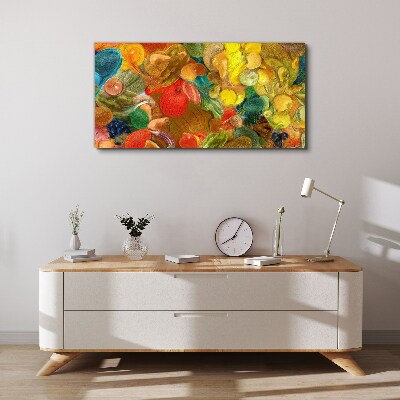 Tableau imprimé sur toile Composition de fruits colorés