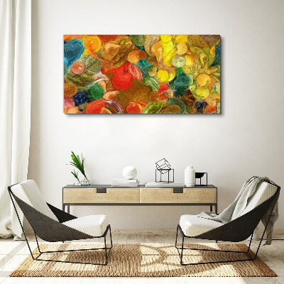 Tableau imprimé sur toile Composition de fruits colorés