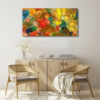 Tableau imprimé sur toile Composition de fruits colorés