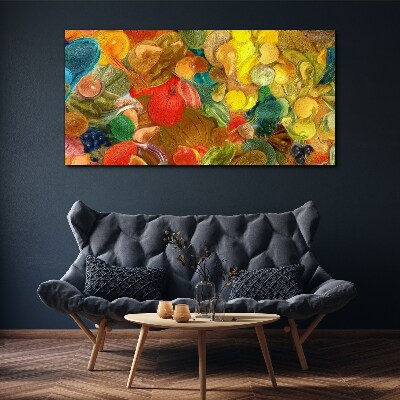 Tableau imprimé sur toile Composition de fruits colorés
