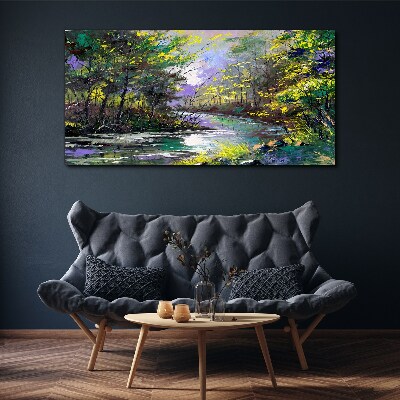 Tableau sur toile Oasis verte de paix