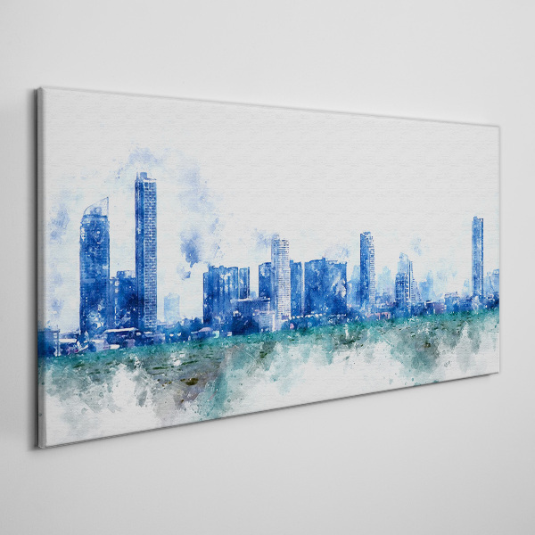 Tableau toile imprimée Le ciel au-dessus de la ville