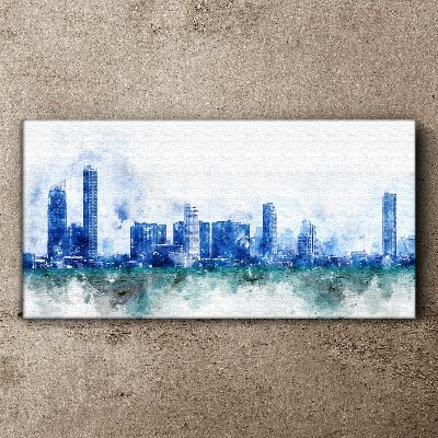 Tableau toile imprimée Le ciel au-dessus de la ville