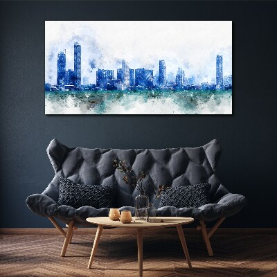 Tableau toile imprimée Le ciel au-dessus de la ville