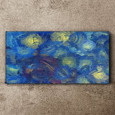 Tableau sur toile Les étoiles dans le ciel nocturne