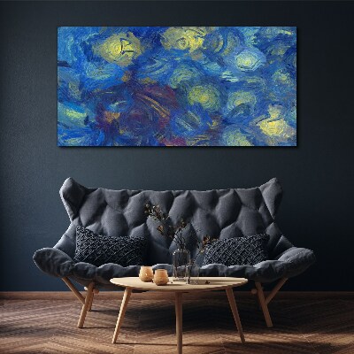 Tableau sur toile Les étoiles dans le ciel nocturne
