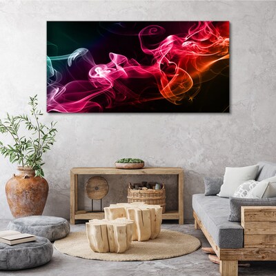 Tableau imprimé sur toile Vagues de brouillard coloré