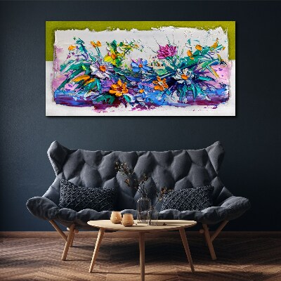 Tableau sur toile Une composition florale aux couleurs intenses