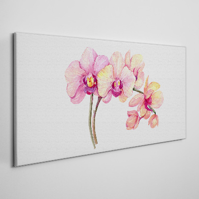 Tableau toile imprimée La beauté florale des orchidées
