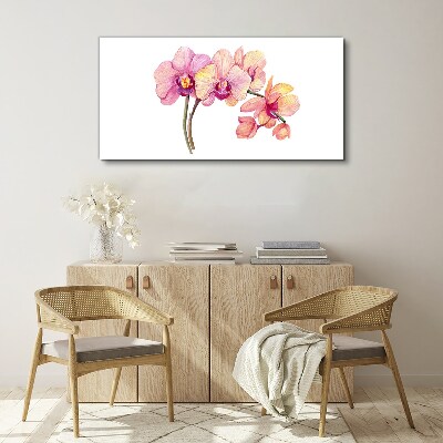 Tableau toile imprimée La beauté florale des orchidées