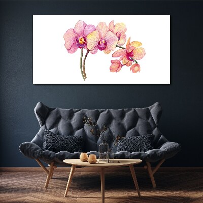 Tableau toile imprimée La beauté florale des orchidées