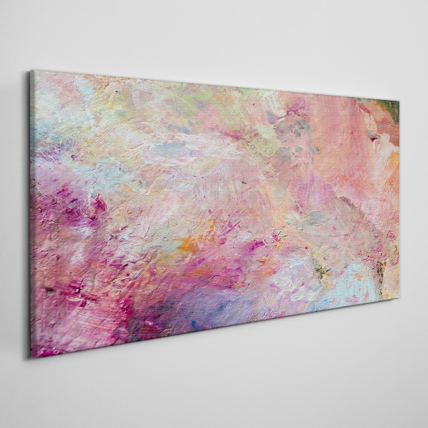 Tableau sur toile Paysage abstrait aux couleurs pastel