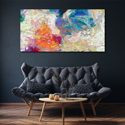 Tableau imprimé sur toile Abstraction colorée en mouvement