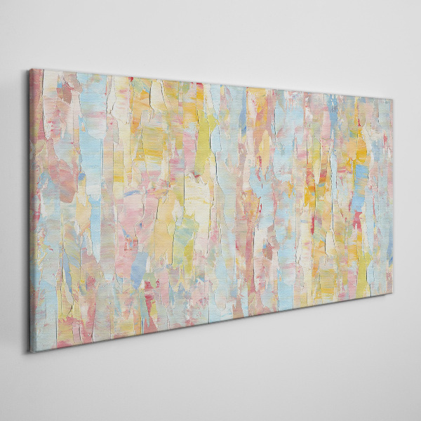 Tableau sur toile Reflets pastel dans le verre