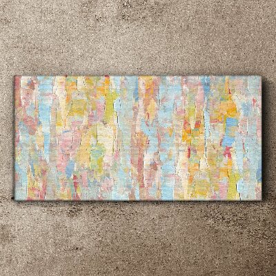 Tableau sur toile Reflets pastel dans le verre