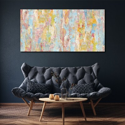 Tableau sur toile Reflets pastel dans le verre