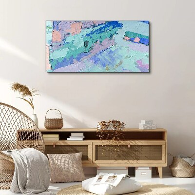Tableau sur toile Paysages abstraits aux couleurs pastel